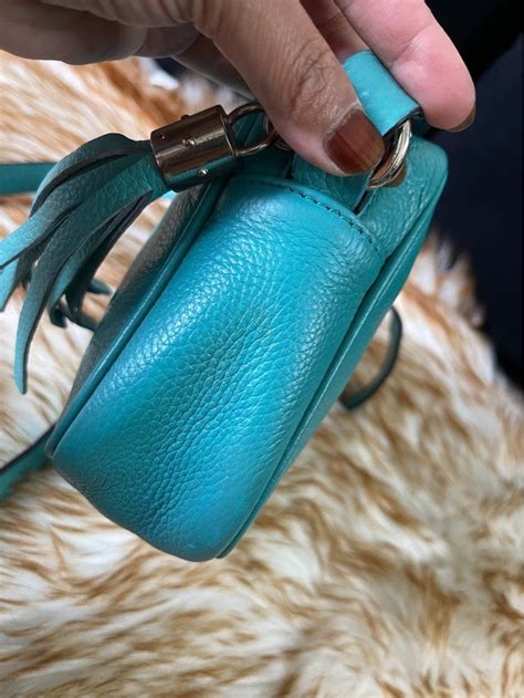 gucci teal bag|gucci black leather bag.